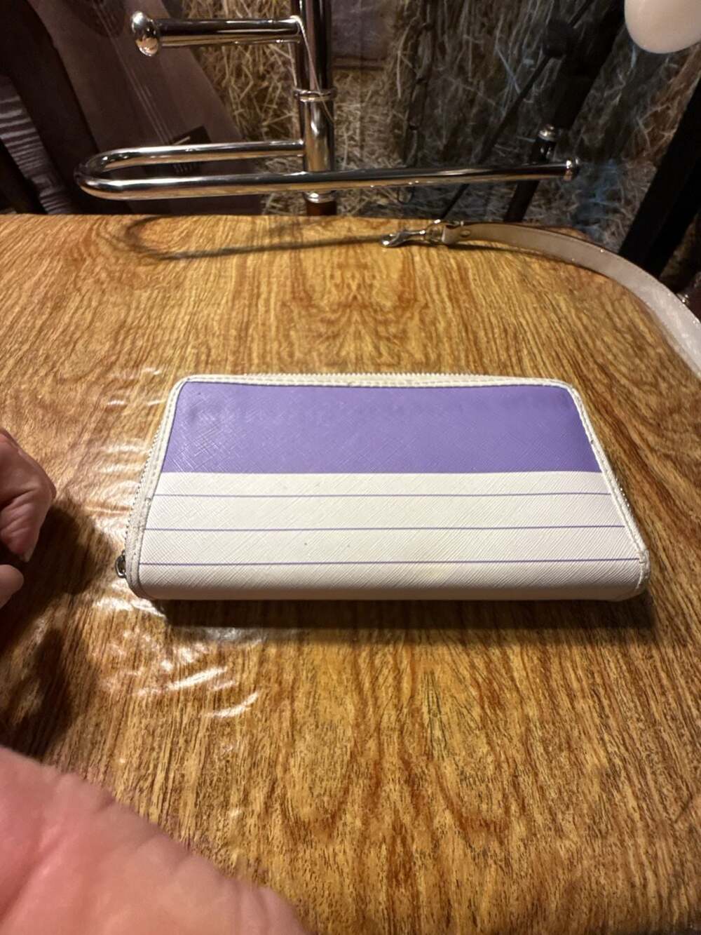 Disney Parks Huey, Dewey, and Louie Rainbow Striped Zip Wallet - Picture 7 of 7